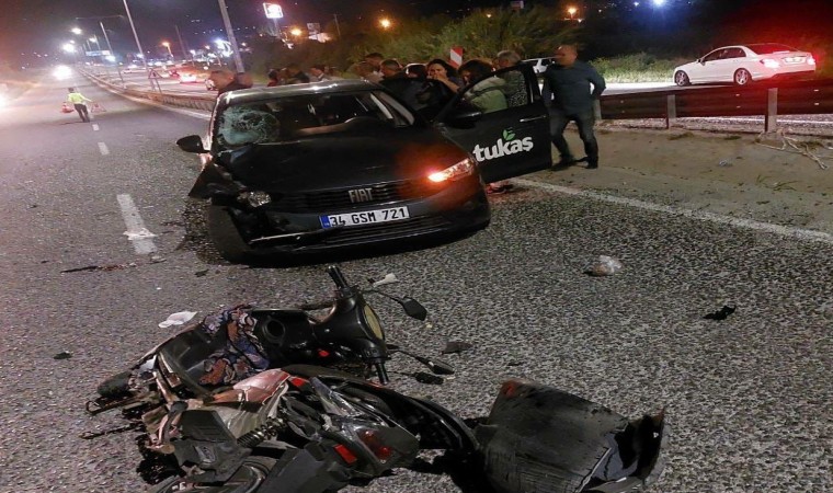 Manisada otomobilin çarptığı elektrikli bisiklet sürücüsü öldü