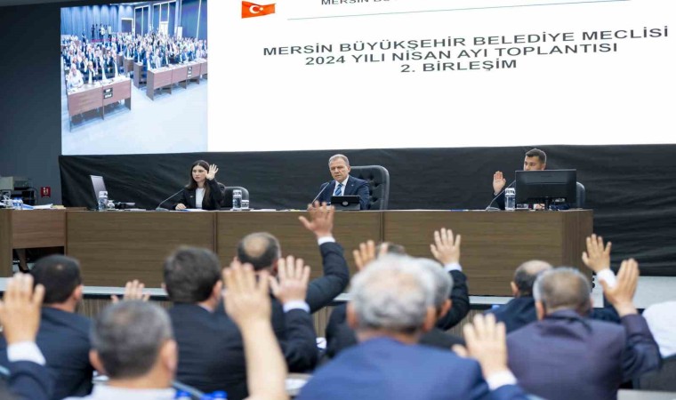 Mersin Büyükşehir Belediyesinin 2023 yılı faaliyet raporu kabul edildi