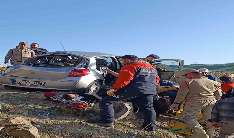 Muşta otomobil takla attı: 4 yaralı