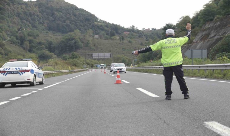 Orduda 2 haftada 32 binden fazla araç denetlendi