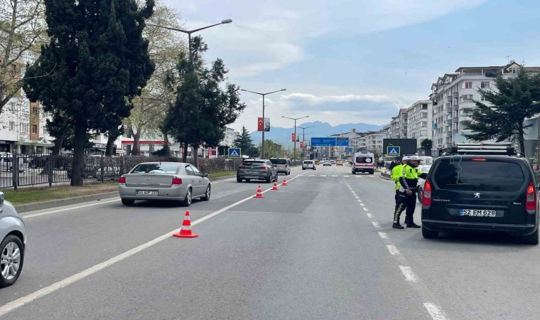 Orduda bayram öncesi trafik denetimleri arttırıldı