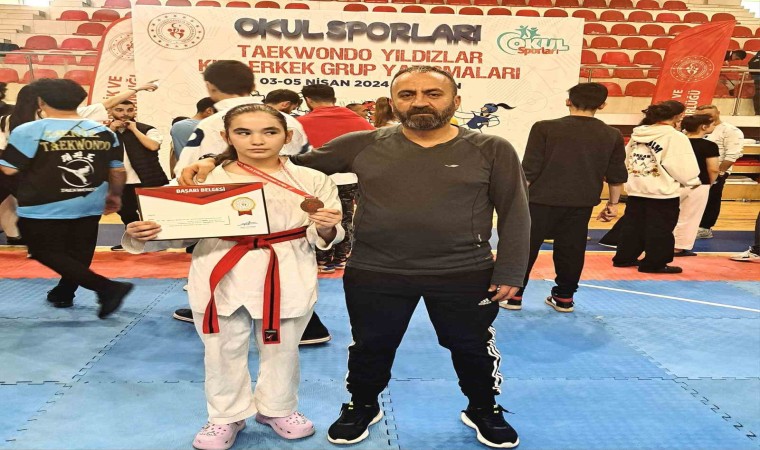 Şahinbeyli sporcu Batmandan madalya ile döndü