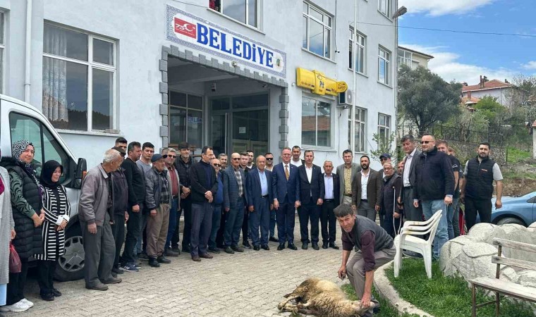 Tavşanlının Balıköy beldesinde devir teslim töreni