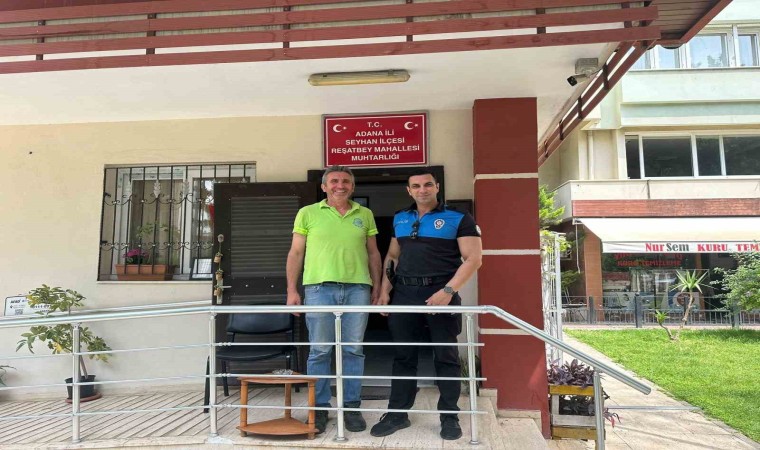 Adanada polis mahalle muhtarları ile görüştü