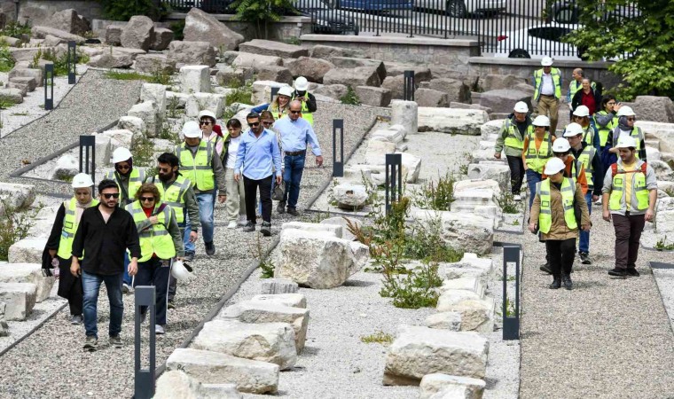 Ankara Büyükşehir Belediyesinin ‘Miras Şantiye Gezileri devam ediyor