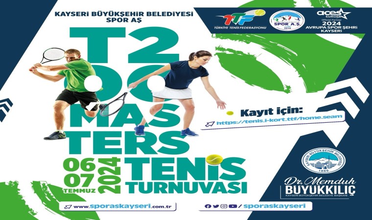 Avrupa Spor Şehri Kayseri, Tenis Turnuvasına ev sahipliği yapacak