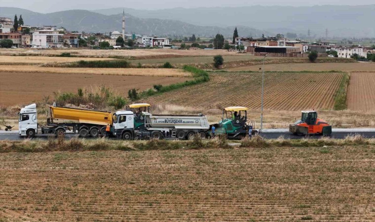 Aydın Büyükşehir Belediyesi yol yapım çalışmalarına devam ediyor