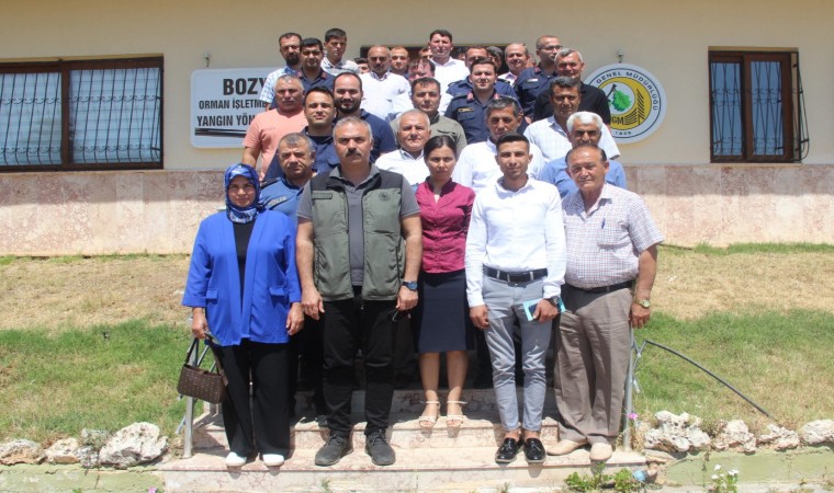 Bozyazıda orman yangınlarıyla mücadele toplantıları sürüyor