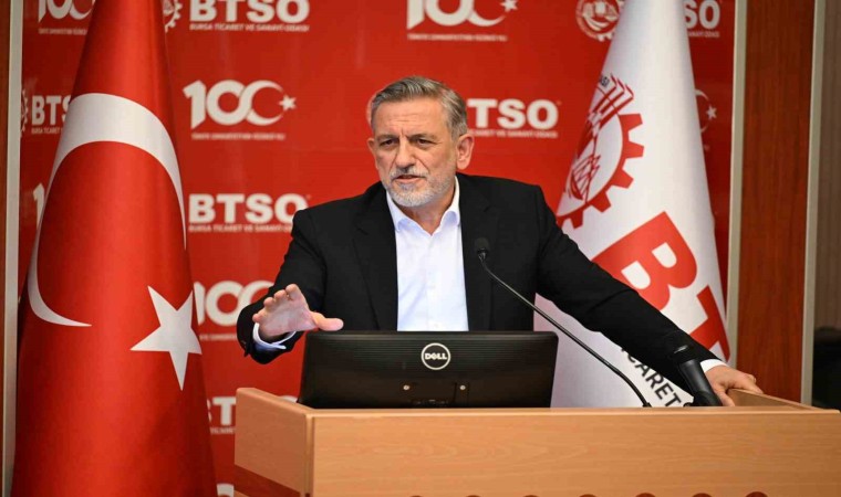 BTSO Yönetim Kurulu Başkanı İbrahim Burkaydan Bursa iş dünyasına dev yatırım müjdesi