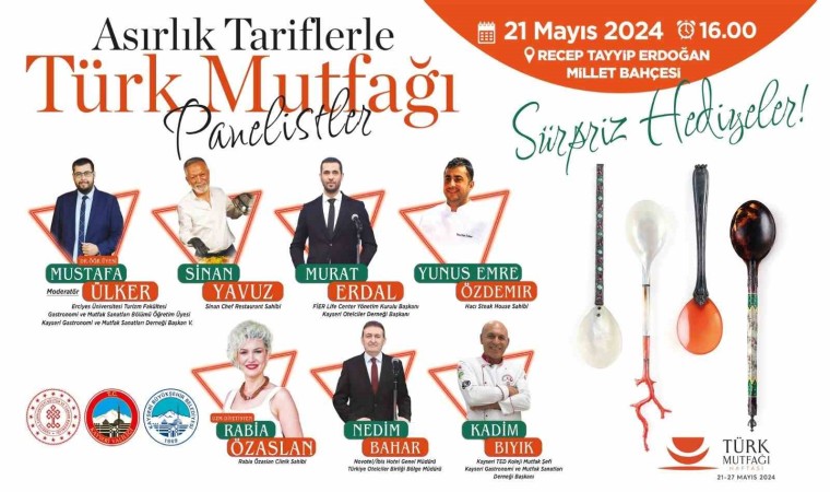 Büyükşehirden ‘Asırlık Tariflerle Türk Mutfağı paneli