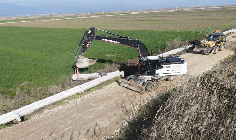 Dalama Sulama Kanalında yüzde 60 fiziki gerçekleşme sağlandı