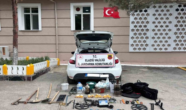 Elazığda sit alanda kazı yapan 5 kişi yakalandı