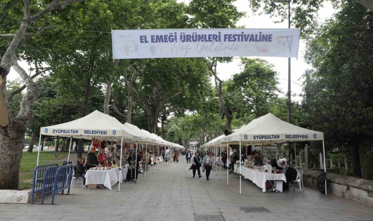 Eyüpsultanda el emeğini sanata dönüştürenlerin festivali başladı