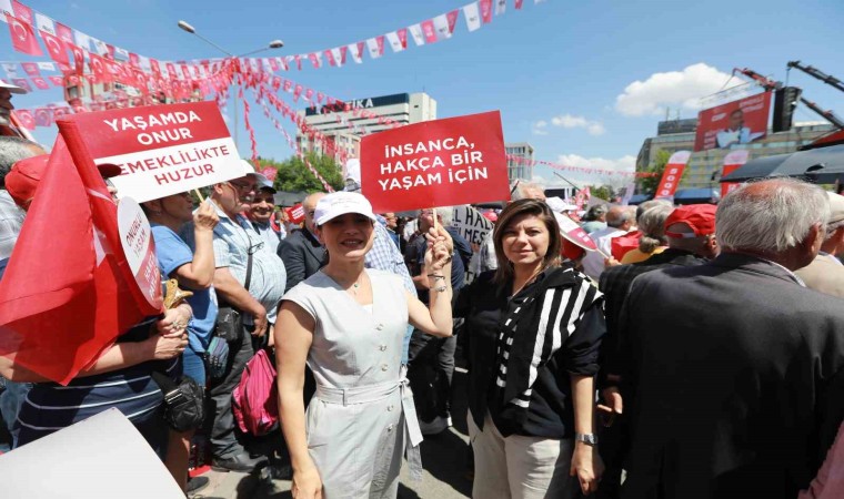 Filiz Başkan, emekliler için Ankarada