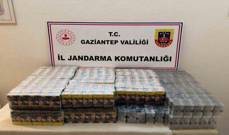 Gaziantepte 1 milyon TL değerinde kaçak sigara ele geçirildi: 32 gözaltı