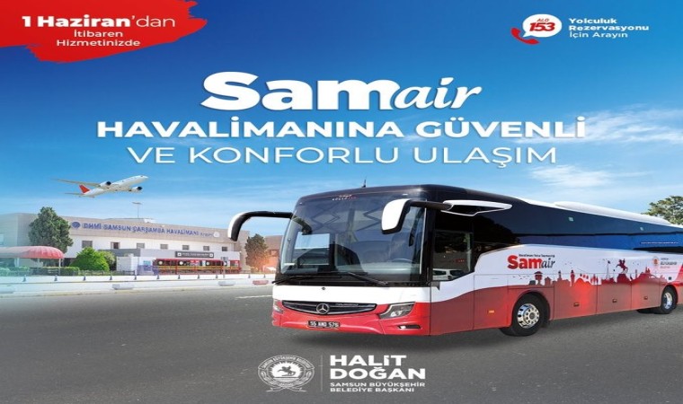 Havalimanı servis hizmetleri SAMAIR ile yapılacak