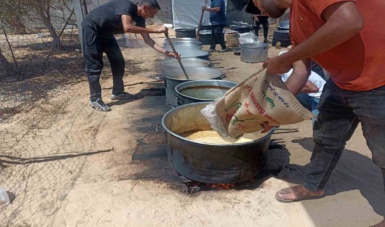 Kızılay, Gazzede 10 bin kişi kapasiteli aşeviyle yeniden hizmet vermeye başladı