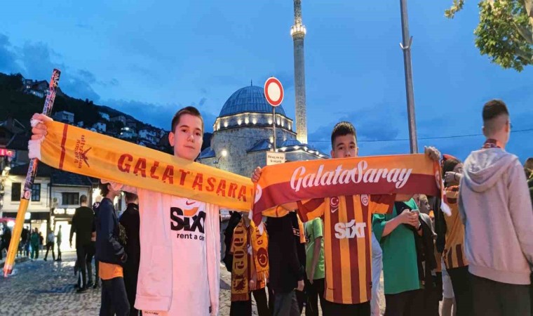 Kosovada Galatasaray şampiyonluğu coşkusu