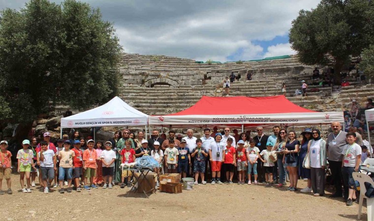 Köyceğizde Kültürel Miras Çocuk Çalıştayı atölye çalışmaları yapıldı