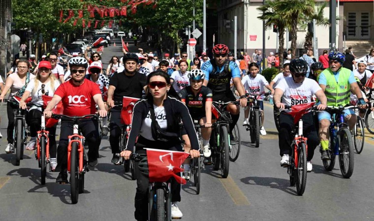 Manisada pedallar 19 Mayıs için çevrildi