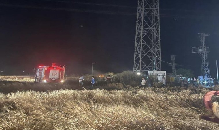 Mardinde yaklaşık 50 dönüm buğday tarlası küle döndü