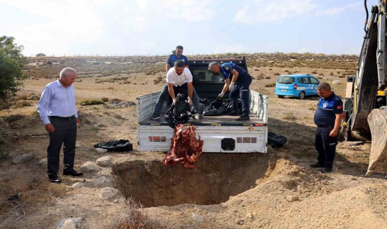 Mersinde menşei belirsiz 500 kilo et ele geçirildi