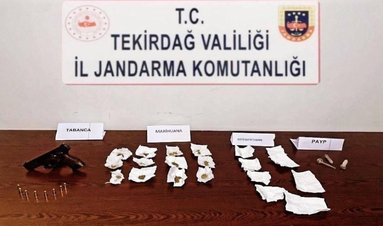 Tekirdağda silah ve uyuşturucu operasyonunda 11 kişi yakalandı