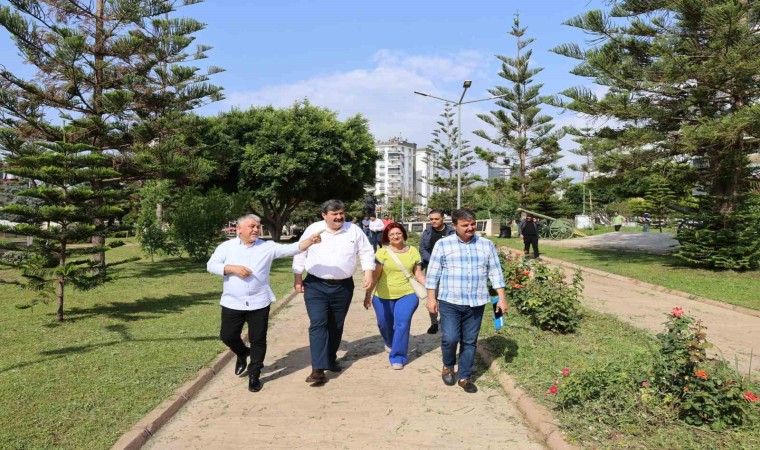 Yıldız, Mehmetçik Parkındaki bakım ve yenileme çalışmalarını inceledi