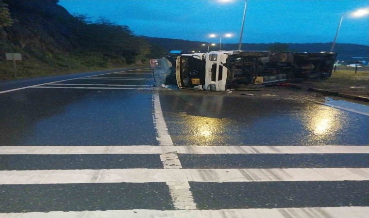 Zonguldakta trafik kazası: 1 yaralı