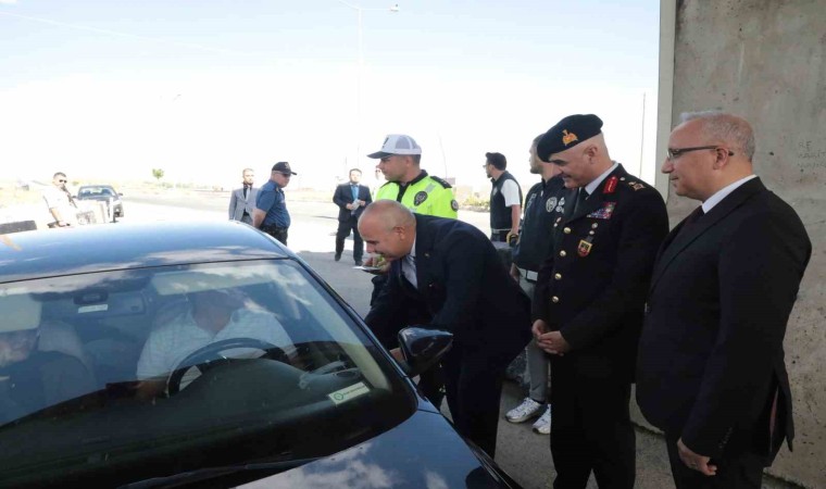 Ağrıda bayram öncesi trafik denetimi yapıldı