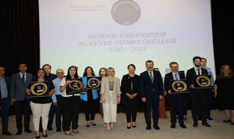 Akdeniz Üniversitesi Çevre Hizmet Ödülleri 26ncı kez sahiplerini buldu