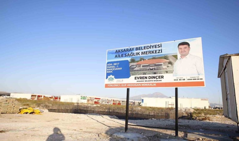 Aksarayda Yeni Sanayi Sağlık Merkezi inşaat çalışmaları başladı