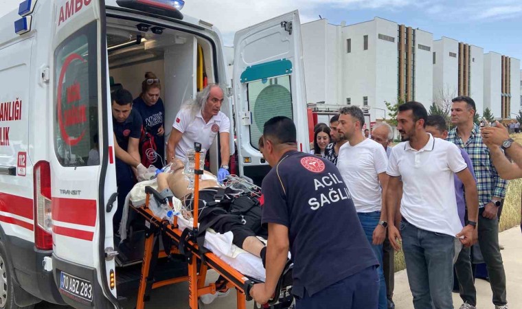 Ambulans helikopter kalp hastası için Karamandan Antalyaya havalandı