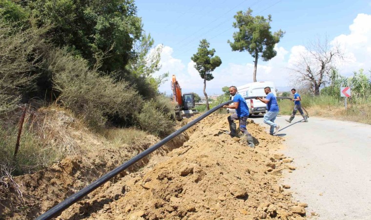 ASAT Manavgat Karaözde su borularını yeniliyor