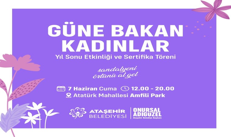 Ataşehir Belediyesinin ‘Güne Bakan Kadınlar sergisi el emeği göz nuru eserlerle dolu