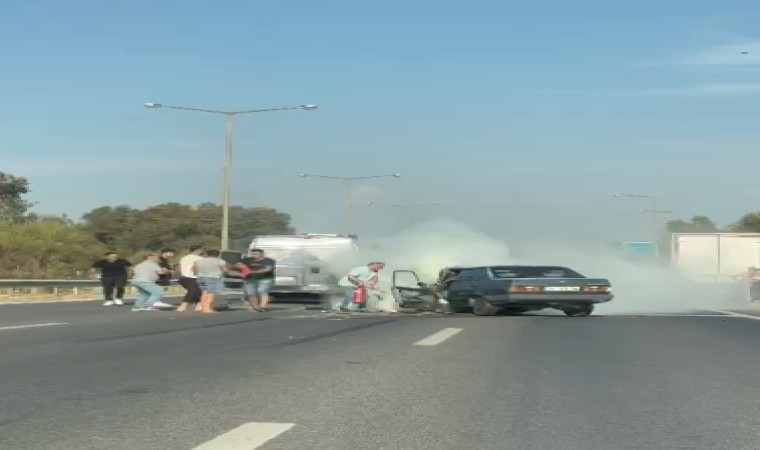 Aydın-İzmir Otoyolunda trafik kazası: 1 ölü, 2 yaralı