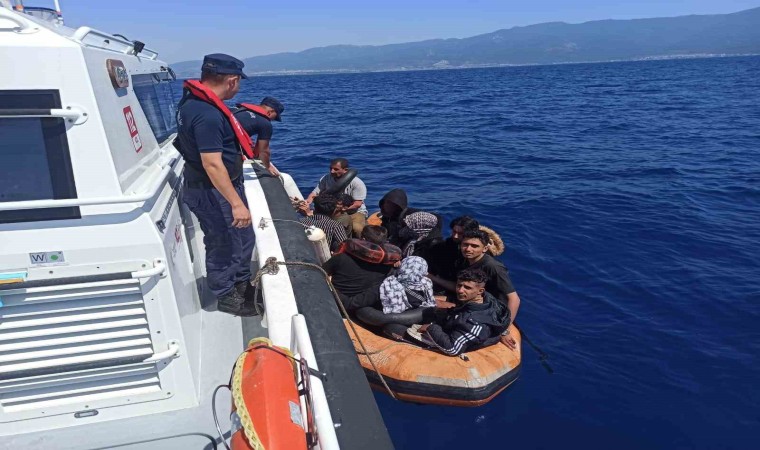 Aydında 10 düzensiz göçmen kurtarıldı