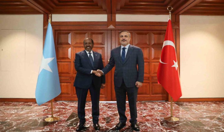 Bakan Fidan, Somali Cumhurbaşkanı Mahmud ile görüştü