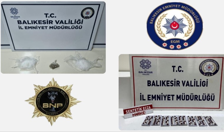 Balıkesirde uyuşturucu operasyonu