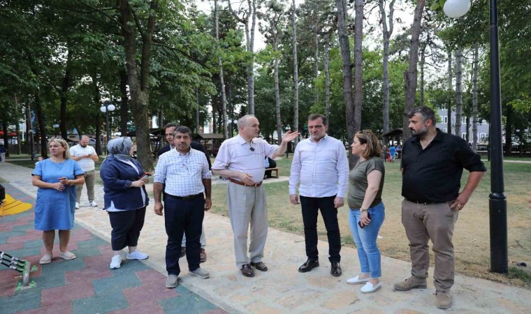 Başkan Özlüden çalışmalara yerinde inceleme