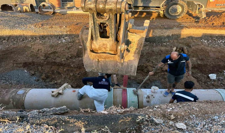 Bodrum Gölköy su isale hattı arızası giderildi