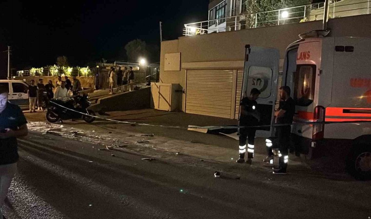 Bodrumda kamyonet ile motosiklet çarpıştı: 1 ölü