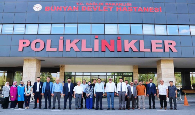 Bünyandaki sağlık hizmetleri yerinde değerlendirildi