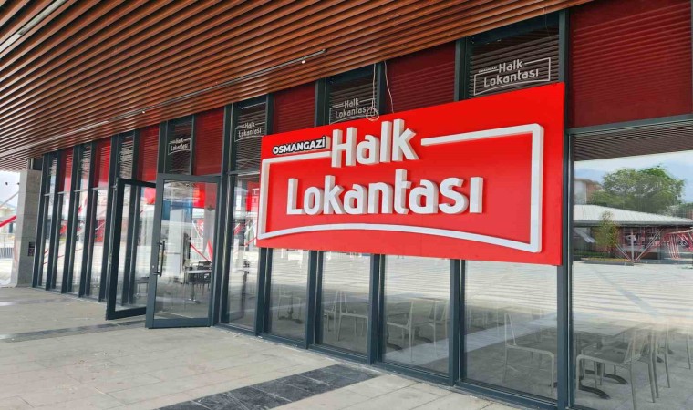 Bursanın ilk halk lokantası açılıyor