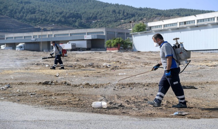 Büyükşehirin temizlik ekipleri sahada