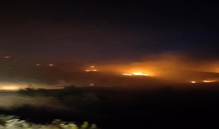 Diyarbakırda gece başlayan yangın söndürüldü