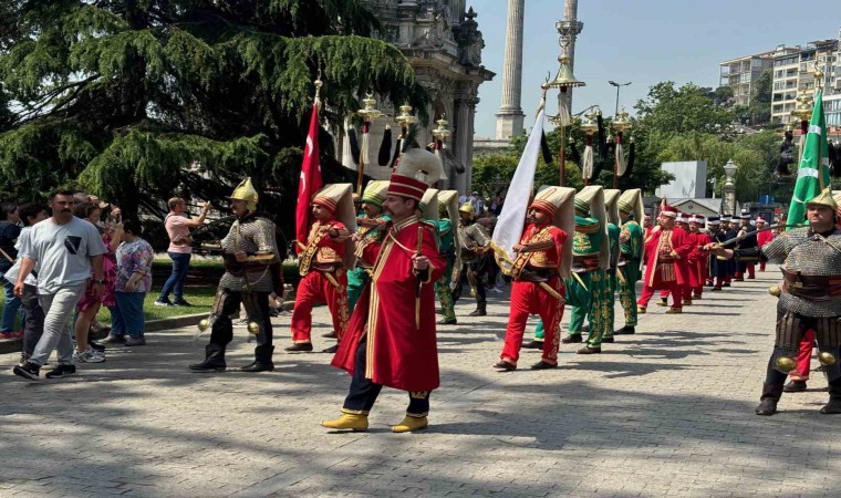 Dolmabahçe Sarayında mehteran coşkusu