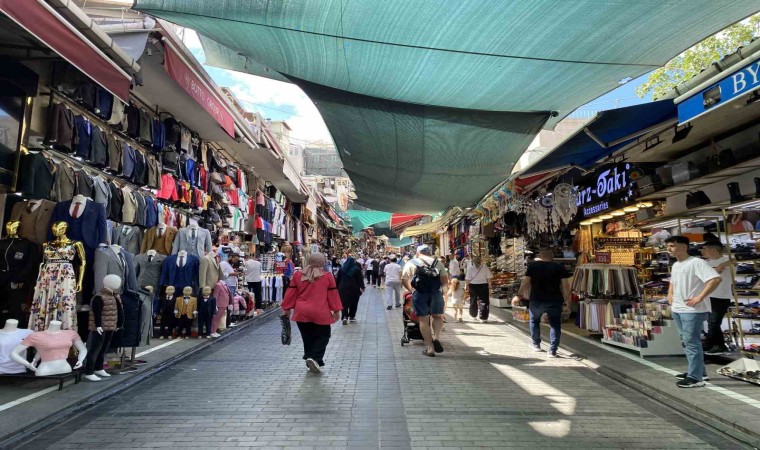 Eminönü - Mahmutpaşada Kurban Bayramı hareketliliği