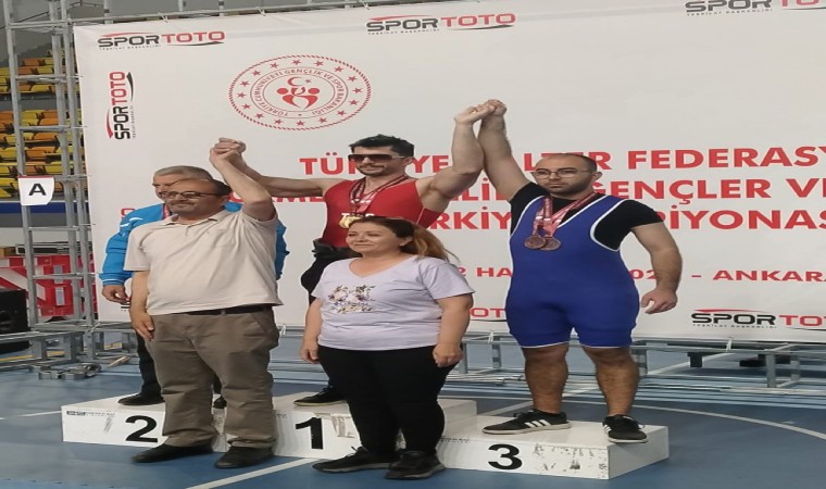 Eskişehirli görme engelli sporcu Türkiye 3üncüsü oldu