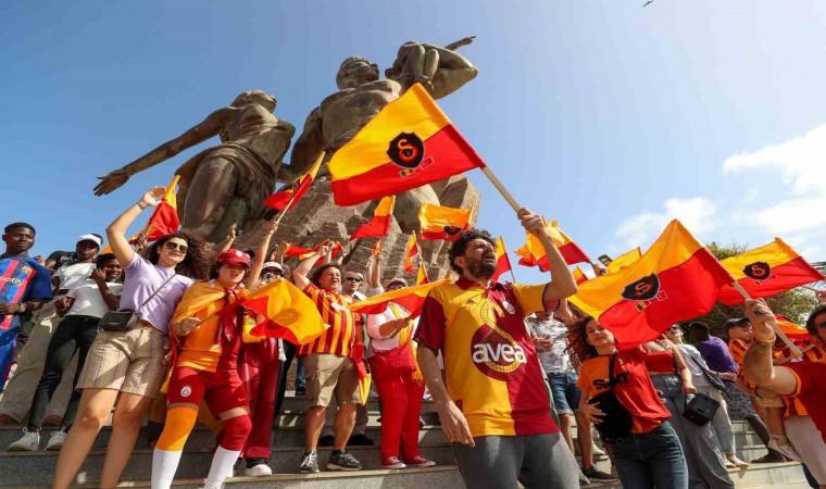 Galatasarayın şampiyonluk coşkusu Afrikada da sürüyor